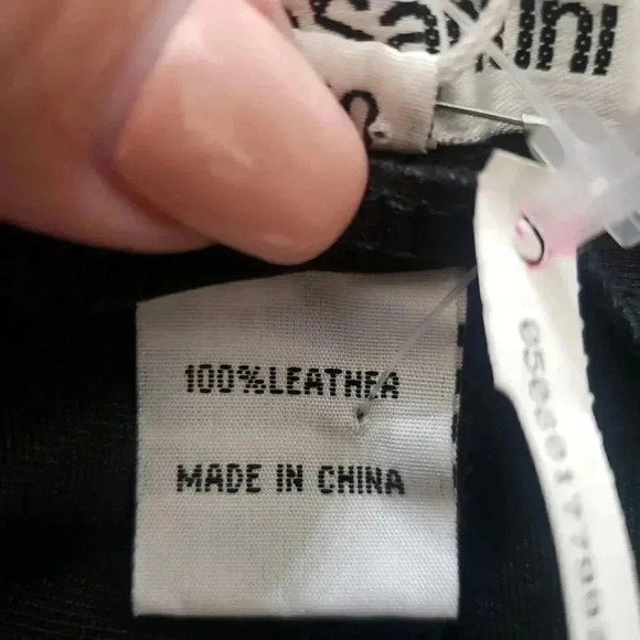 Paolo Santini Leather Rhinestone Pant - Picture 10 of 11